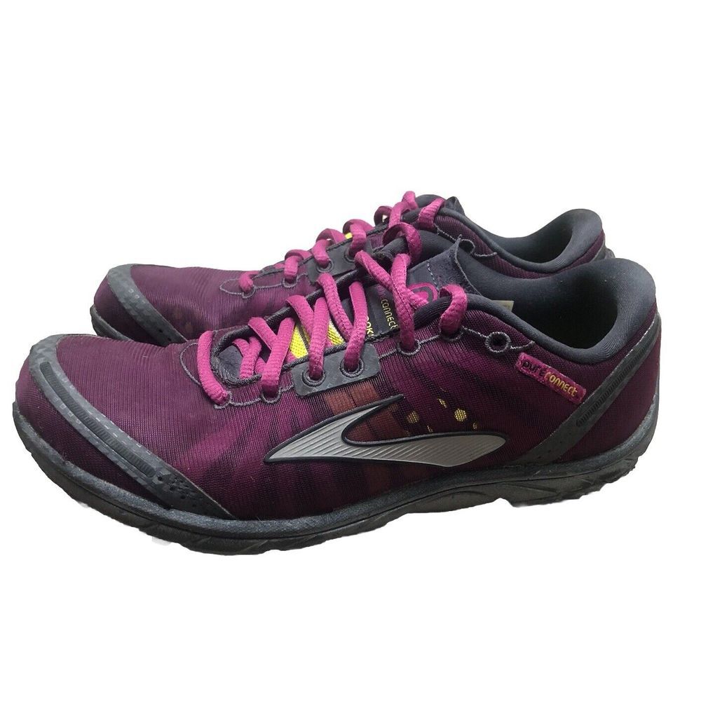 Brooks Shoes Women's 7.5 Purple Running Pure Connect
